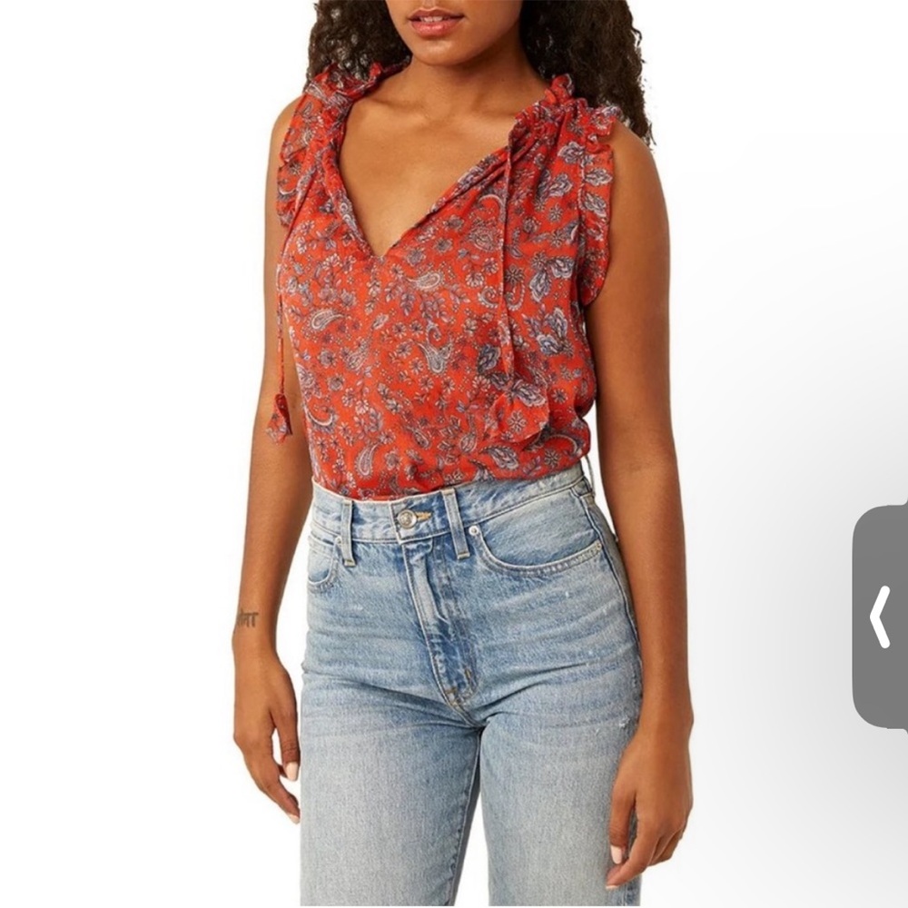 🦋NWT MISA Los Angeles Aranciatta Paisley Abril Top